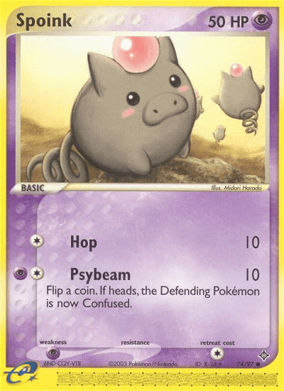 Spoink (74/97) [EX: Dragon] (Online Only)