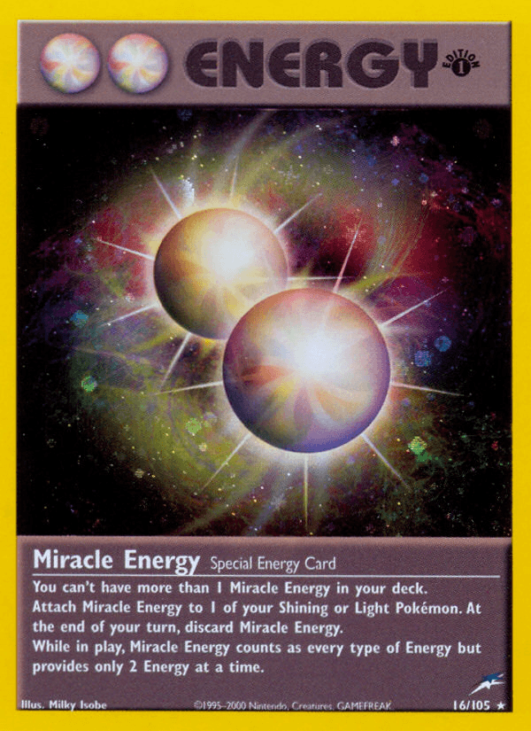Miracle Energy (16/105) [Neo Destiny 1st Edition] (Online Only)