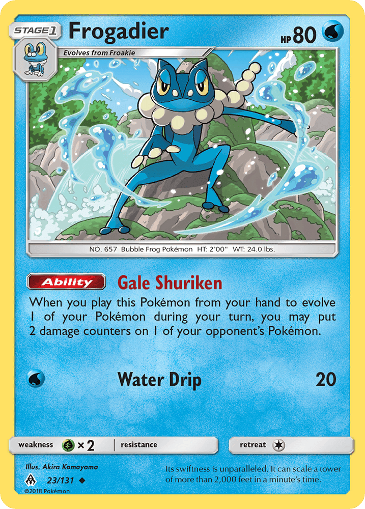 Frogadier (23/131) [Sun & Moon: Forbidden Light] (Online Only)