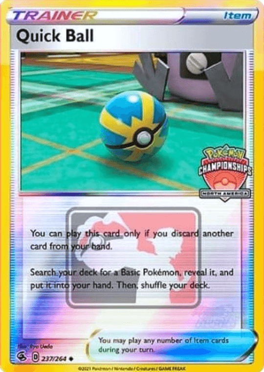 Quick Ball (237/264) (North America Championships Promo) [Sword & Shield: Fusion Strike] (Online Only)
