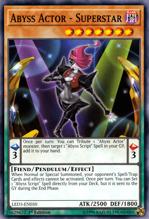 Abyss Actor - Superstar [LED3-EN050] Common (ONLINE ORDER ONLY)