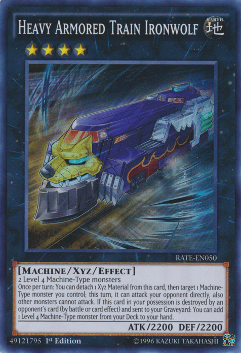 Heavy Armored Train Ironwolf [RATE-EN050] Super Rare (ONLINE ORDER ONLY)