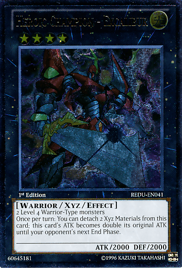 Heroic Champion - Excalibur [REDU-EN041] Ultimate Rare (ONLINE ORDER ONLY)