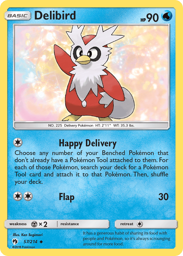 Delibird (57/214) [Sun & Moon: Lost Thunder] (Online Only)