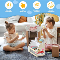 Wooden Ice Cream Pretend Toys (ONLINE ORDER ONLY)
