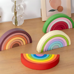 Small Wooden Rainbow  Arch Blocks (ONLINE ORDER ONLY)