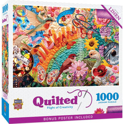 Quilted - Flight of Creativity 1000 Piece Jigsaw Puzzle