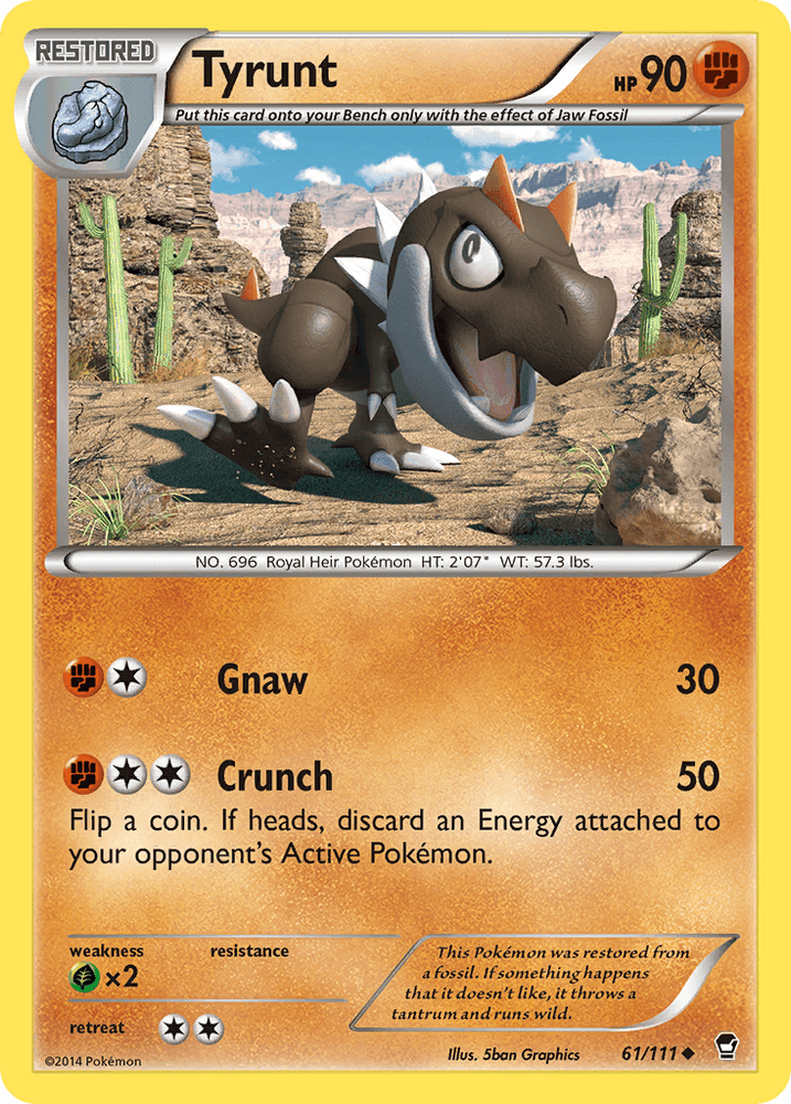 Tyrunt (61/111) [XY: Furious Fists] (Online Only)