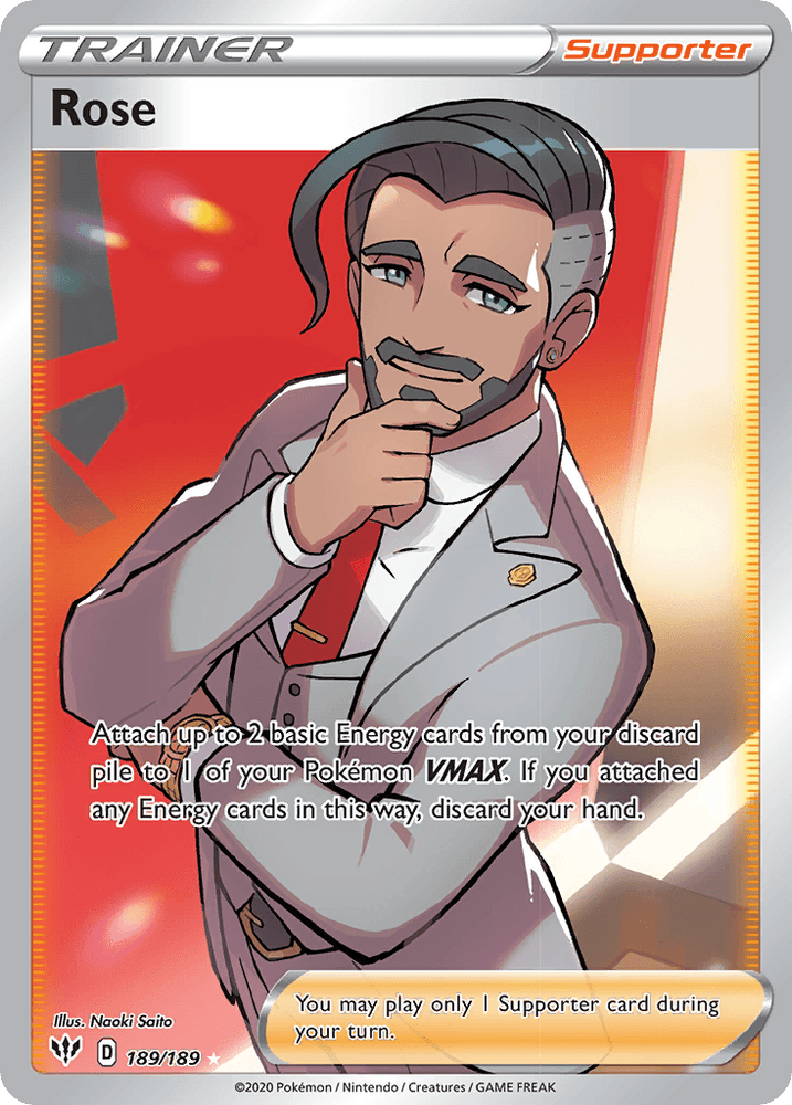 Rose (189/189) [Sword & Shield: Darkness Ablaze] (Online Only)