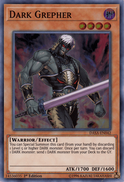 Dark Grepher [DASA-EN042] Super Rare (ONLINE ORDER ONLY)
