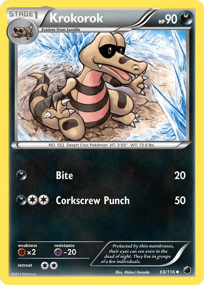 Krokorok (69/116) [Black & White: Plasma Freeze] (Online Only)