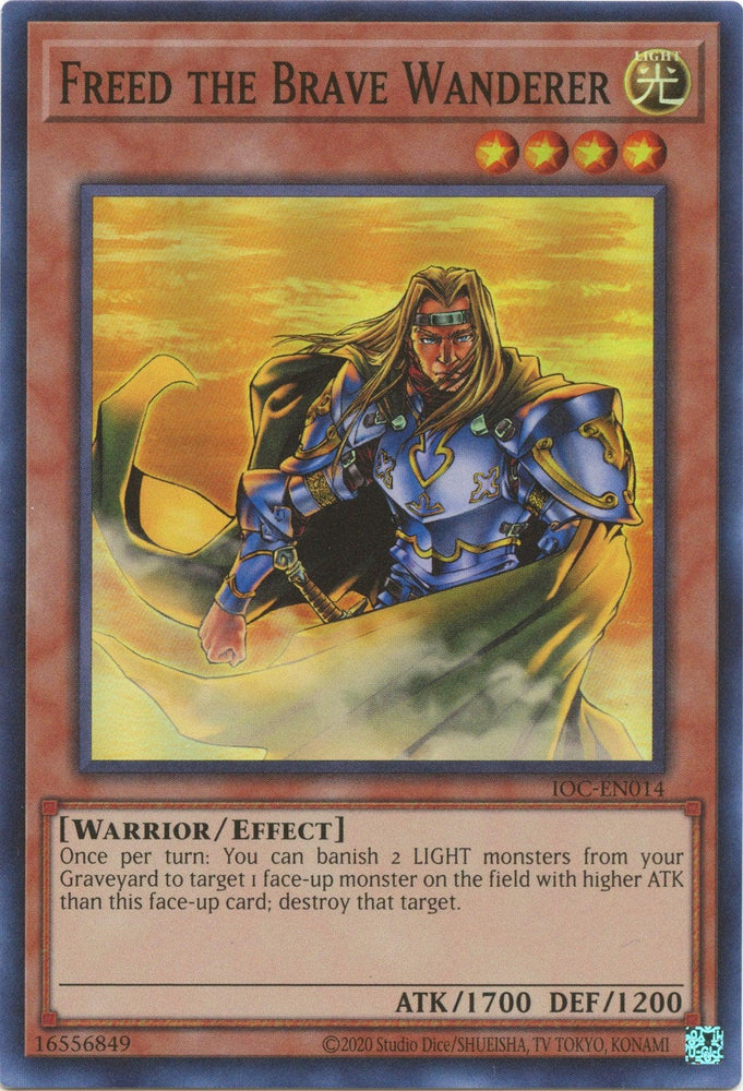 Freed the Brave Wanderer (25th Anniversary) [IOC-EN014] Super Rare (ONLINE ORDER ONLY)