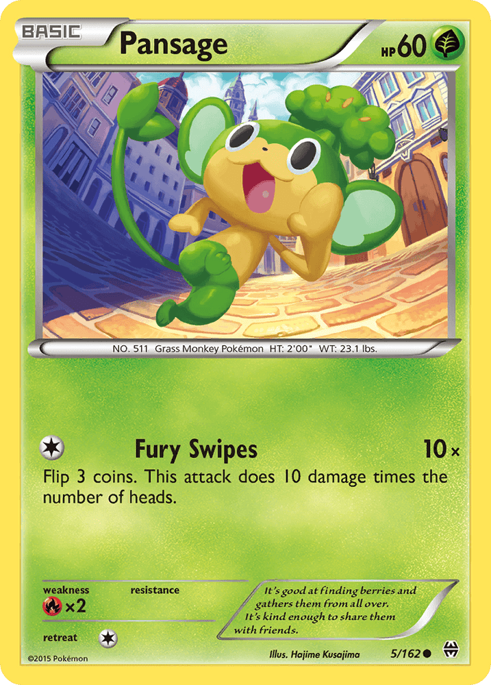 Pansage (5/162) [XY: BREAKthrough] (Online Only)