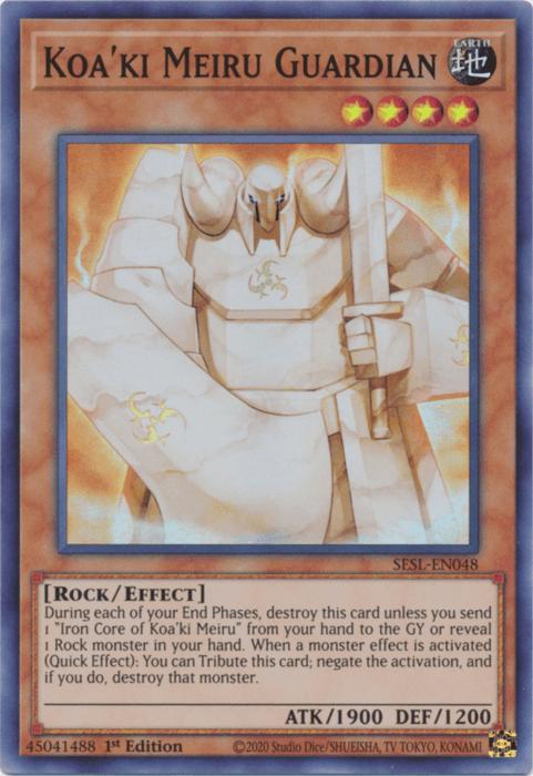 Koa'ki Meiru Guardian [SESL-EN048] Super Rare (ONLINE ORDER ONLY)