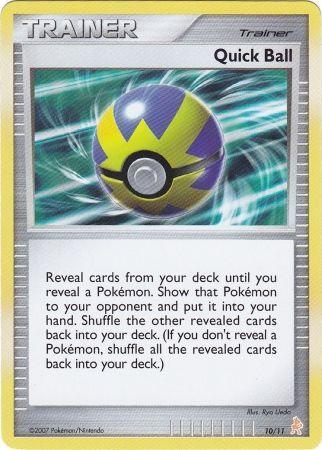 Quick Ball (10/11) [Diamond & Pearl: Trainer Kit - Lucario] (Online Only)