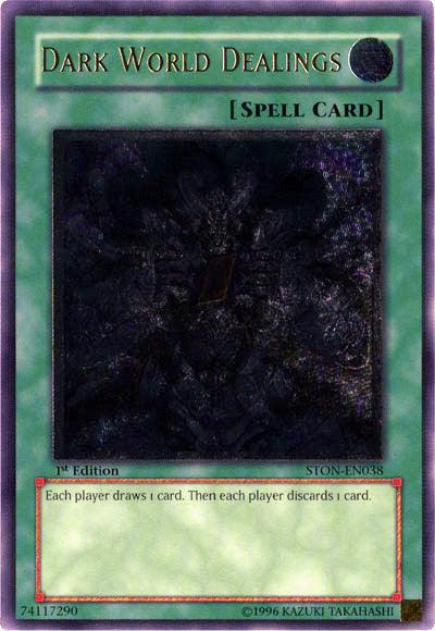Dark World Dealings [STON-EN038] Ultimate Rare (ONLINE ORDER ONLY)