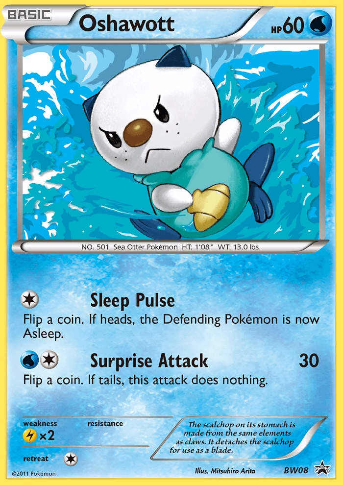 Oshawott (BW08) [Black & White: Black Star Promos] (Online Only)