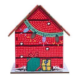 Diamond Art Club – Gem House: The Peanuts Holiday 3D Snoopy Diamond Painting Model (Round Drill, 5.4" x 4.9" x 3") (ONLINE ORDER ONLY)