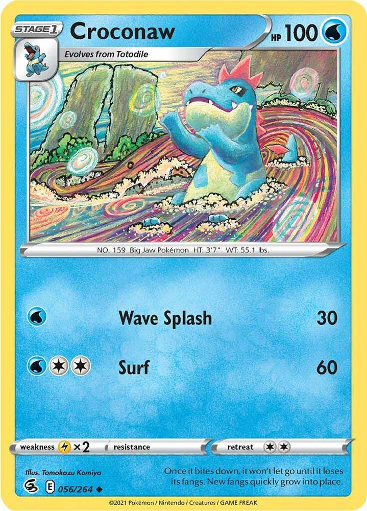 Croconaw (056/264) [Sword & Shield: Fusion Strike] (Online Only)