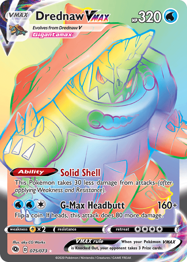 Drednaw VMAX (075/073) [Sword & Shield: Champion's Path] (Online Only)