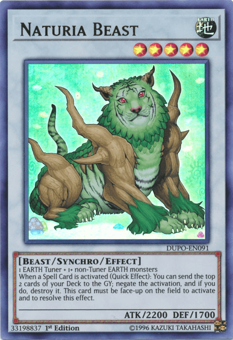 Naturia Beast [DUPO-EN091] Ultra Rare (ONLINE ORDER ONLY)