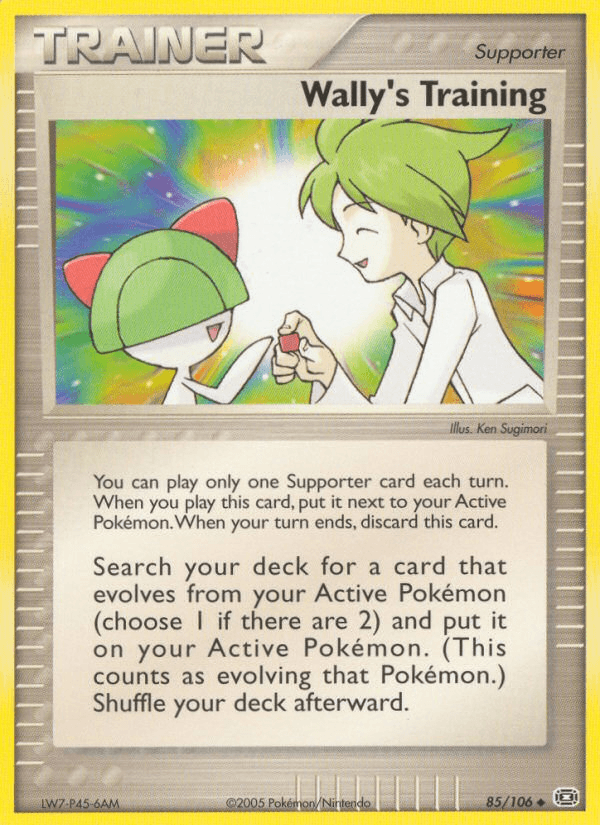 Wally's Training (85/106) [EX: Emerald] (Online Only)