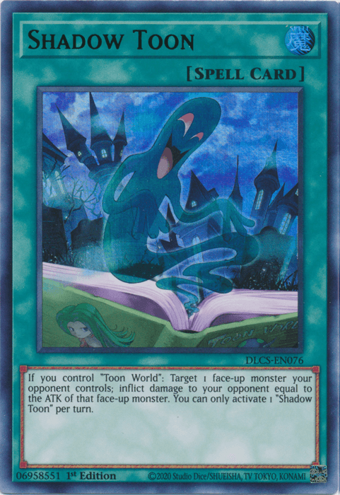 Shadow Toon (Green) [DLCS-EN076] Ultra Rare (ONLINE ORDER ONLY)