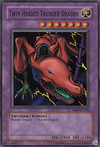 Twin-Headed Thunder Dragon [MRD-EN120] Super Rare (ONLINE ORDER ONLY)