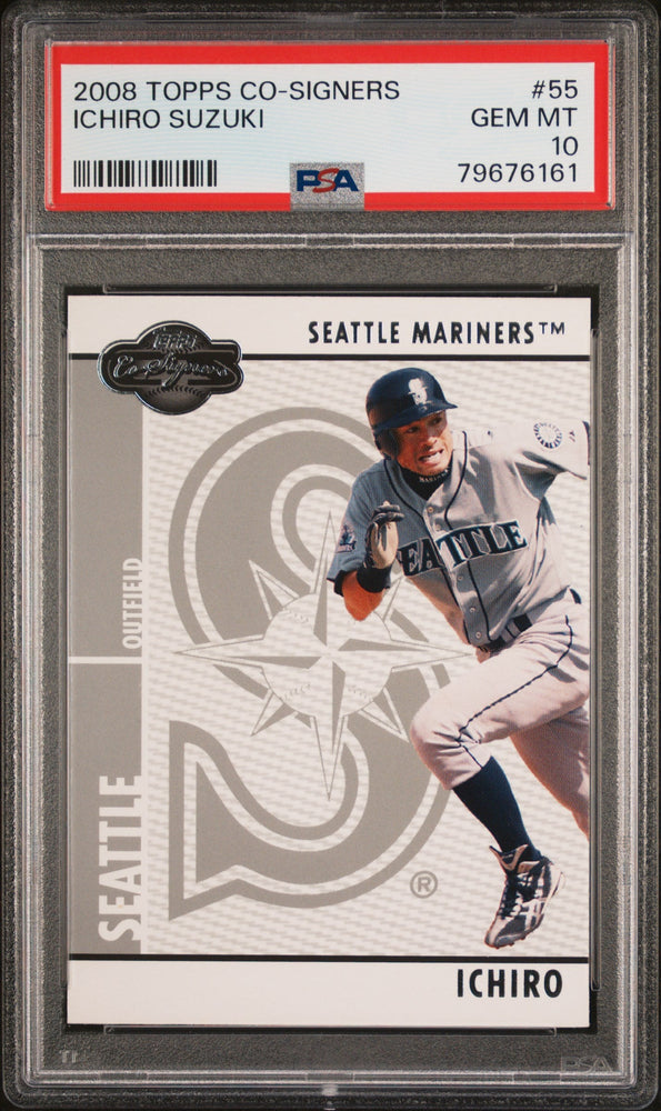 2008 TOPPS CO-SIGNERS ICHIRO SUZUKI  #55 - PSA 10 (Online Order Only)