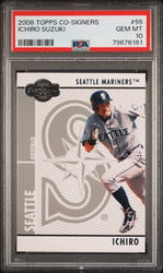 2008 TOPPS CO-SIGNERS ICHIRO SUZUKI  #55 - PSA 10 (Online Order Only)