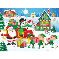 Candy Cane Kingdom - Santa's Big Night 100 Piece Puzzle