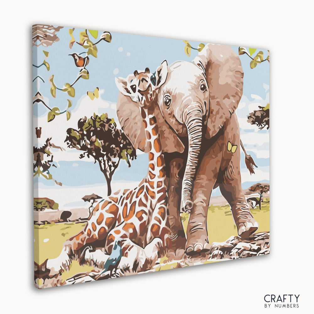 Elephant and Giraffe Safari