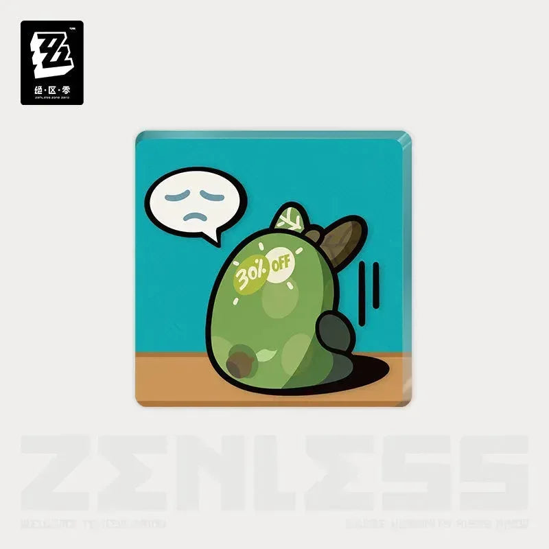 Zenless Zone Zero En-Nah Stroll Series Bangboo Acrylic Refrigerator Magnet