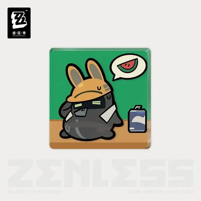 Zenless Zone Zero En-Nah Stroll Series Bangboo Acrylic Refrigerator Magnet