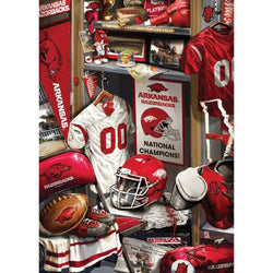 Arkansas Razorbacks - Locker Room 500 Piece Jigsaw Puzzle (ONLINE ORDER ONLY)