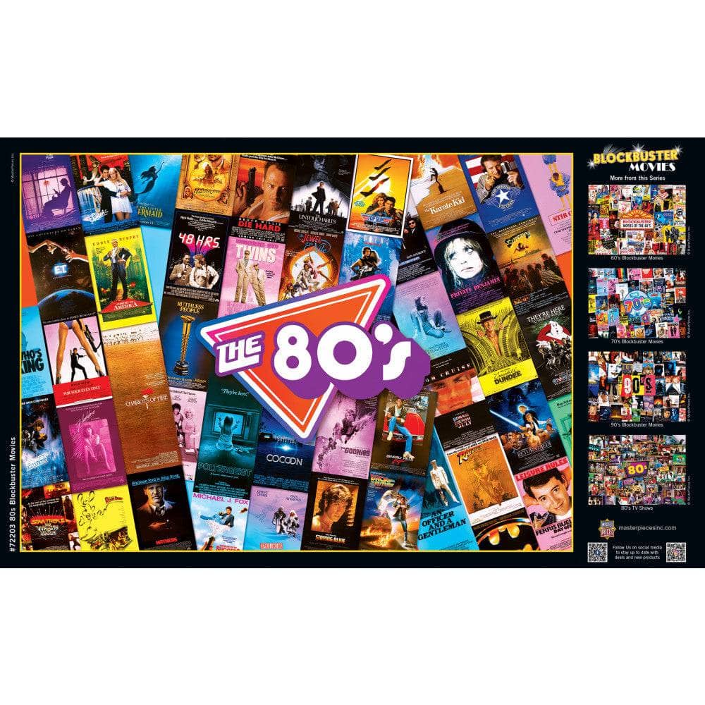 Blockbusters - 80's Movies 1000 Piece Jigsaw Puzzle
