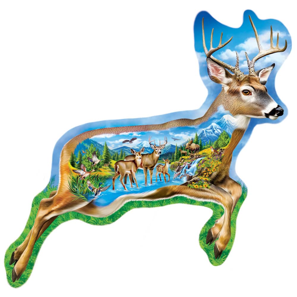 Shapes - The Swift Stag 1000 Piece Shaped Jigsaw Puzzle