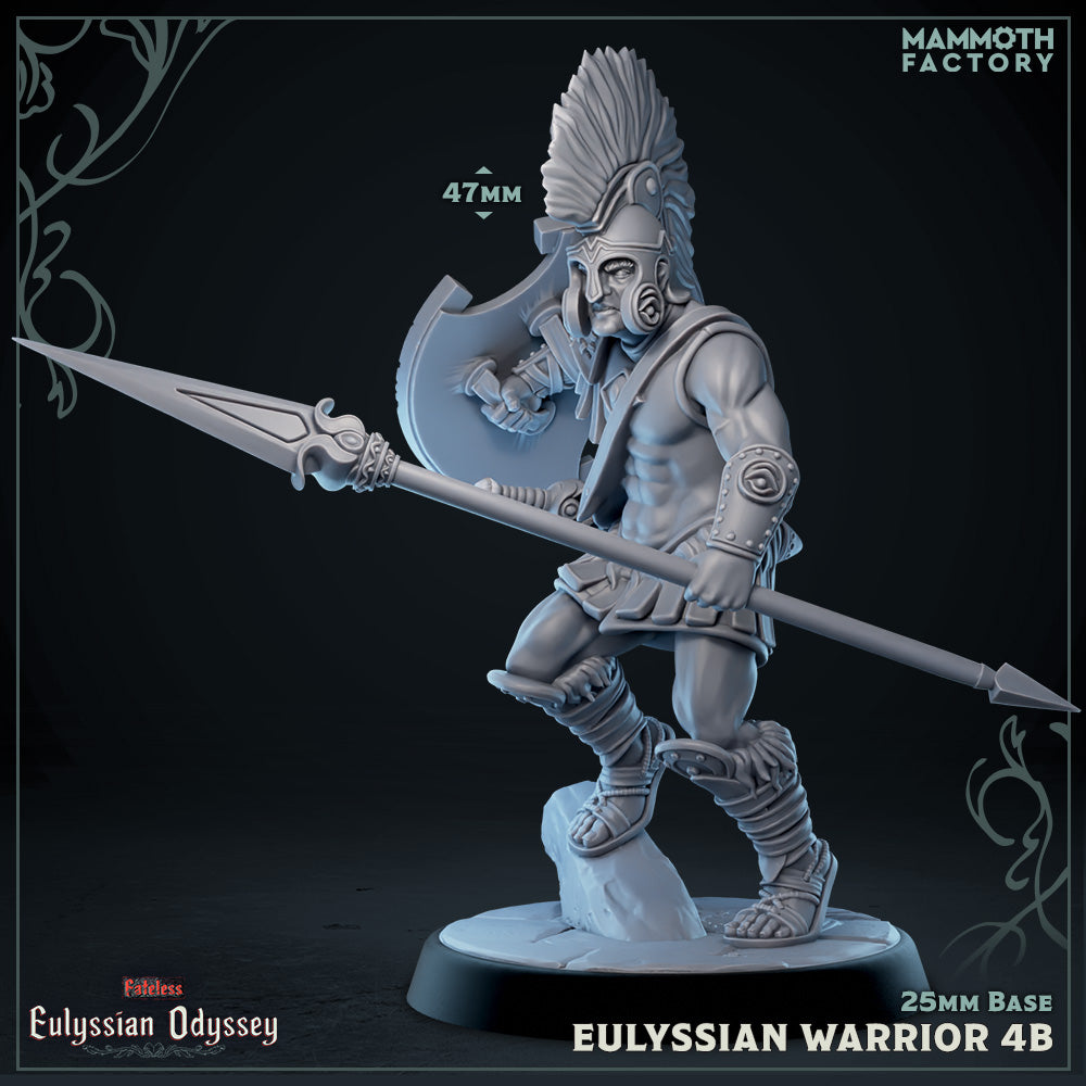 Eulyssian Warrior: Sculpt 4 (Ancient Greek Solder) (Online Only)