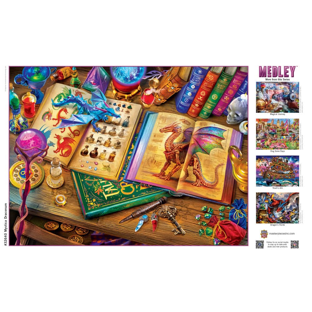 Medley - Mystica Draconum 300 Piece EZ Grip Jigsaw Puzzle