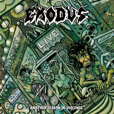Exodus - Another Lesson In Violence (Limited Edition, 180 Gram Vinyl, Colored Vinyl, Yellow & Black Marble) [Import] (2 Lp's) [Vinyl]