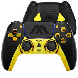 MODDEDZONE BLACK GOLD EXTREME PS5 SMART PRO CUSTOM MODDED CONTROLLER