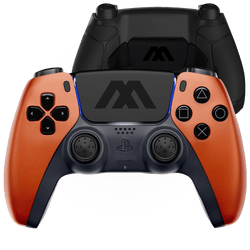ORANGE EXTREME PS5 SMART PRO MODDED CONTROLLER (Online Order Only)