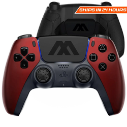 MODDEDZONE RED EXTREME PS5 SMART PRO CUSTOM MODDED CONTROLLER