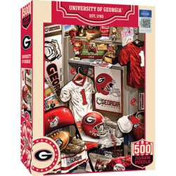 Georgia Bulldogs - Locker Room 500 Piece Jigsaw Puzzle