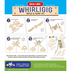 Whirligig Buildable Wood Craft & Paint Kit (ONLINE ORDER ONLY)