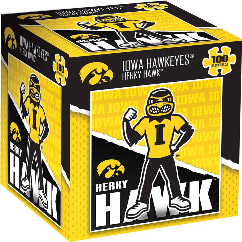 Iowa Hawkeyes - NCAA Mascot 100 Piece Jigsaw Puzzle