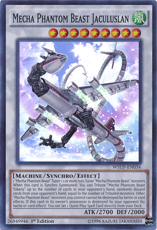 Mecha Phantom Beast Jaculuslan [WSUP-EN034] Super Rare (ONLINE ORDER ONLY)