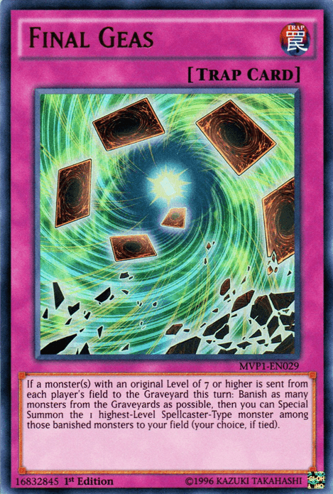 Final Geas [MVP1-EN029] Ultra Rare (ONLINE ORDER ONLY)