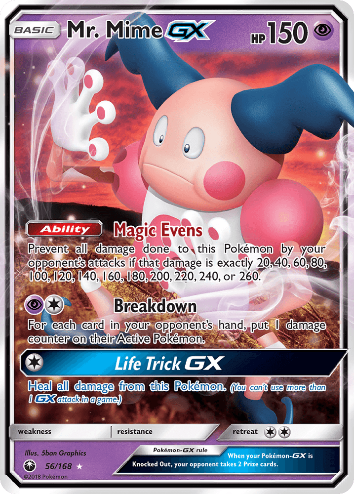 Mr. Mime GX (56/168) [Sun & Moon: Celestial Storm] (Online Only)