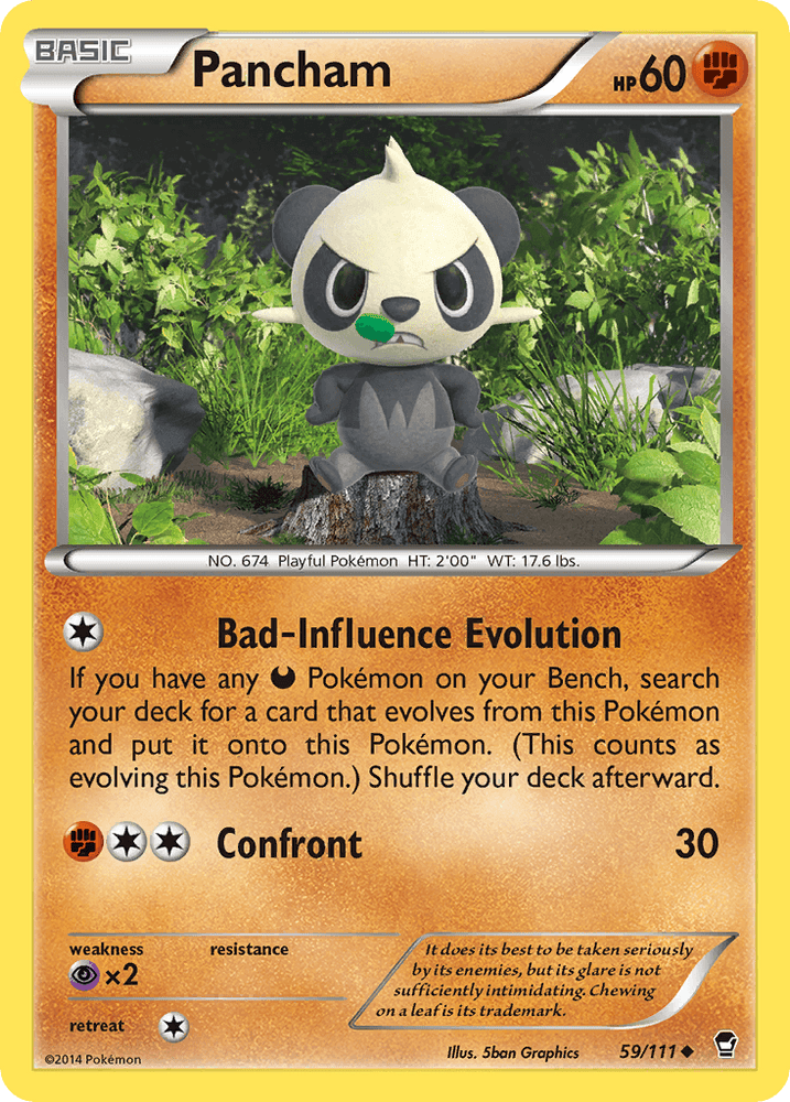 Pancham (59/111) [XY: Furious Fists] (Online Only)